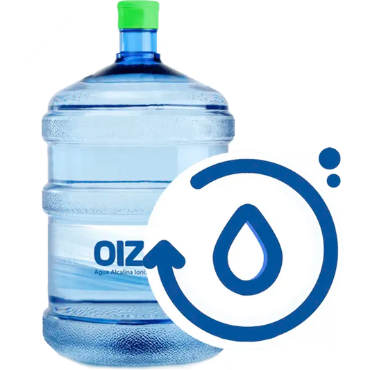 Refill Garrafón Agua Alcalina Oizu 20 Litros